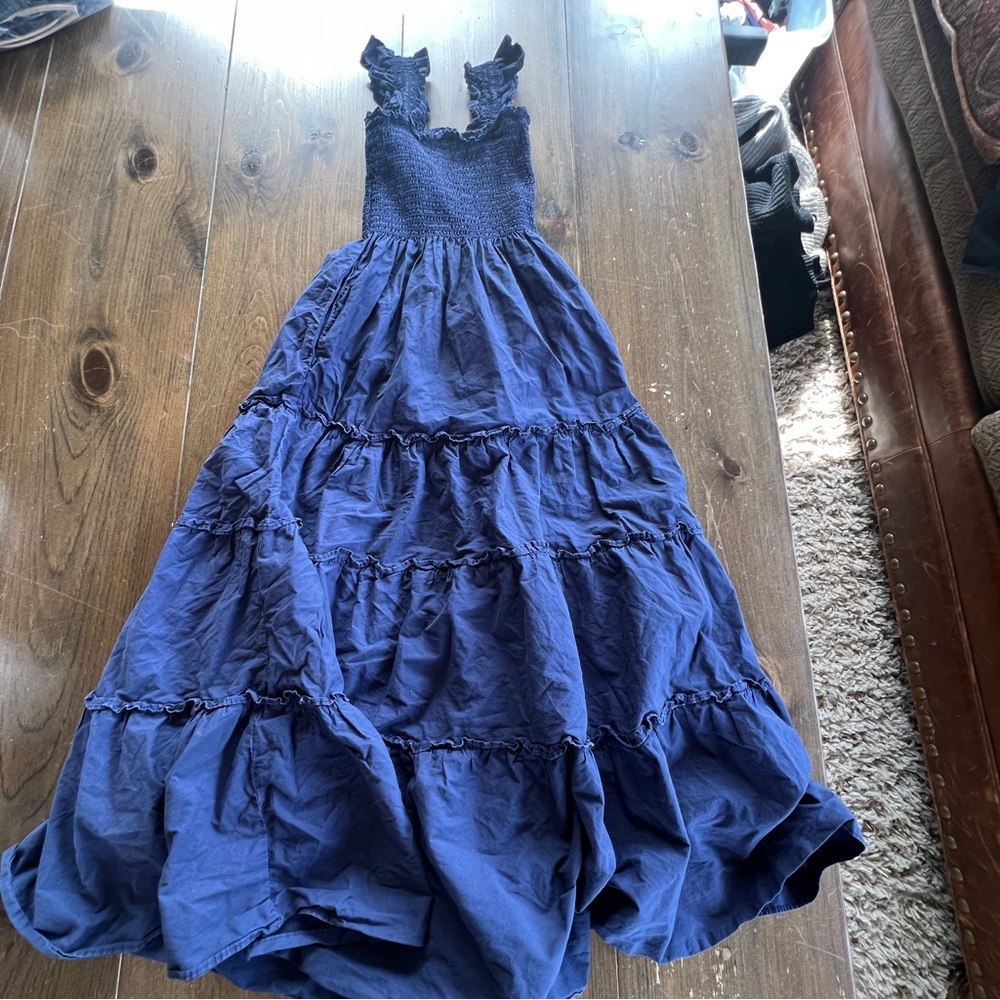 Kourt Calypso Women’s Blue Dress-xs